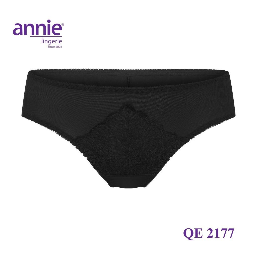 Combo 5 quần lót nữ phối ren annie QE 2177 không vết hằn,co giãn 4 chiều,lưng thấp thoải mái cả ngày