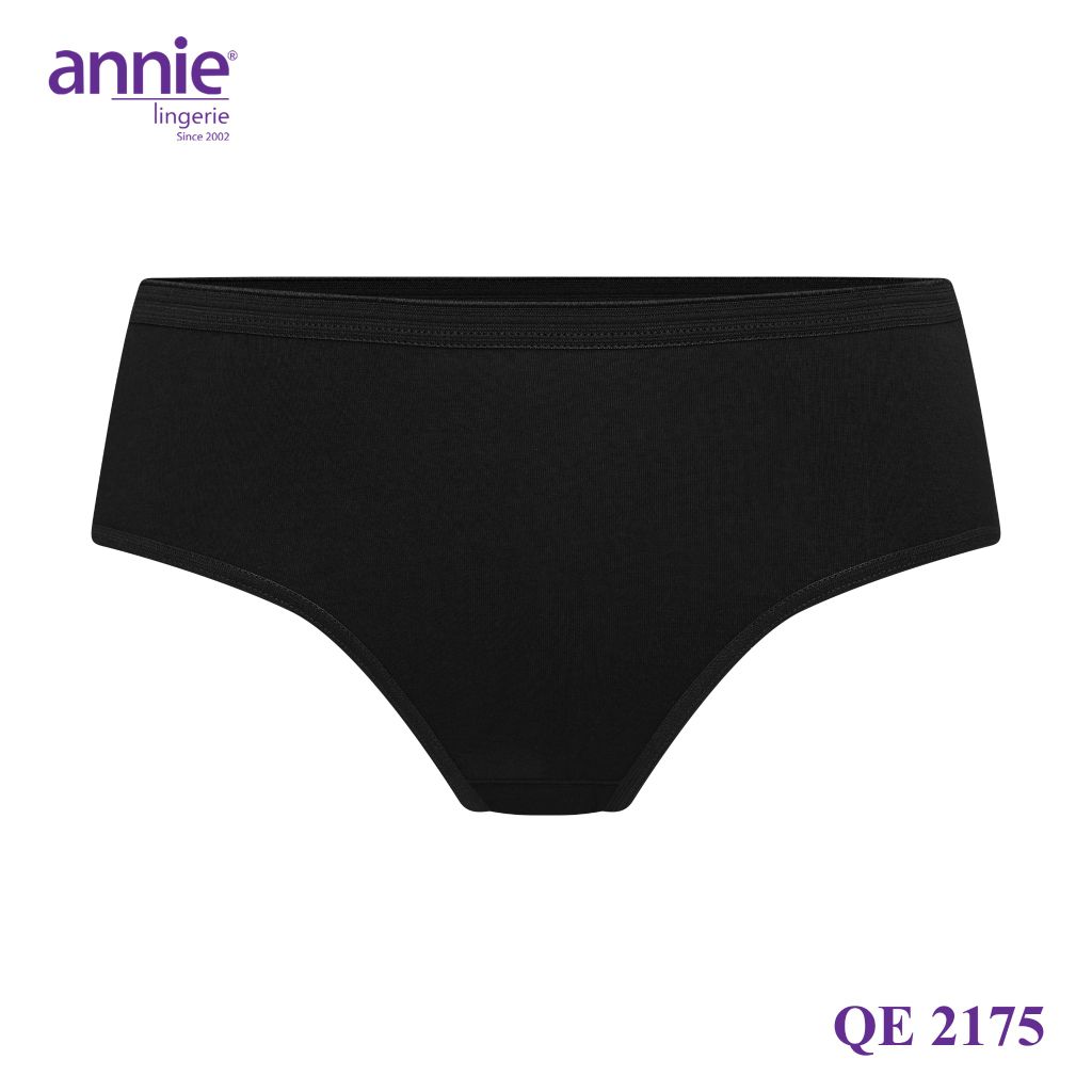 Quần lót nữ trơn vải cotton chiều annie QE2175 form basic bản lưng nhỏ, thoáng mát mặc cả ngày