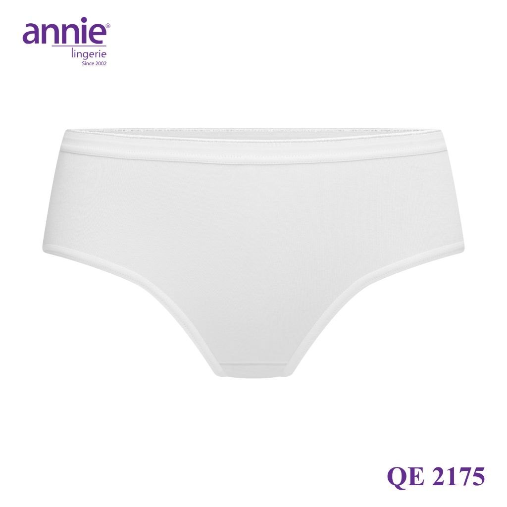 Quần lót nữ trơn vải cotton chiều annie QE2175 form basic bản lưng nhỏ, thoáng mát mặc cả ngày
