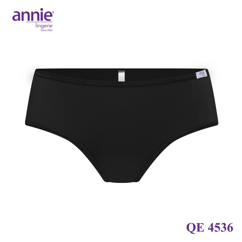 Quần lót nữ trơn thun lạnh, lưng cao, form lớn signature annie 4536 ôm sát cơ thể, cấn, trẻ trung, mềm mịn, thoáng mát