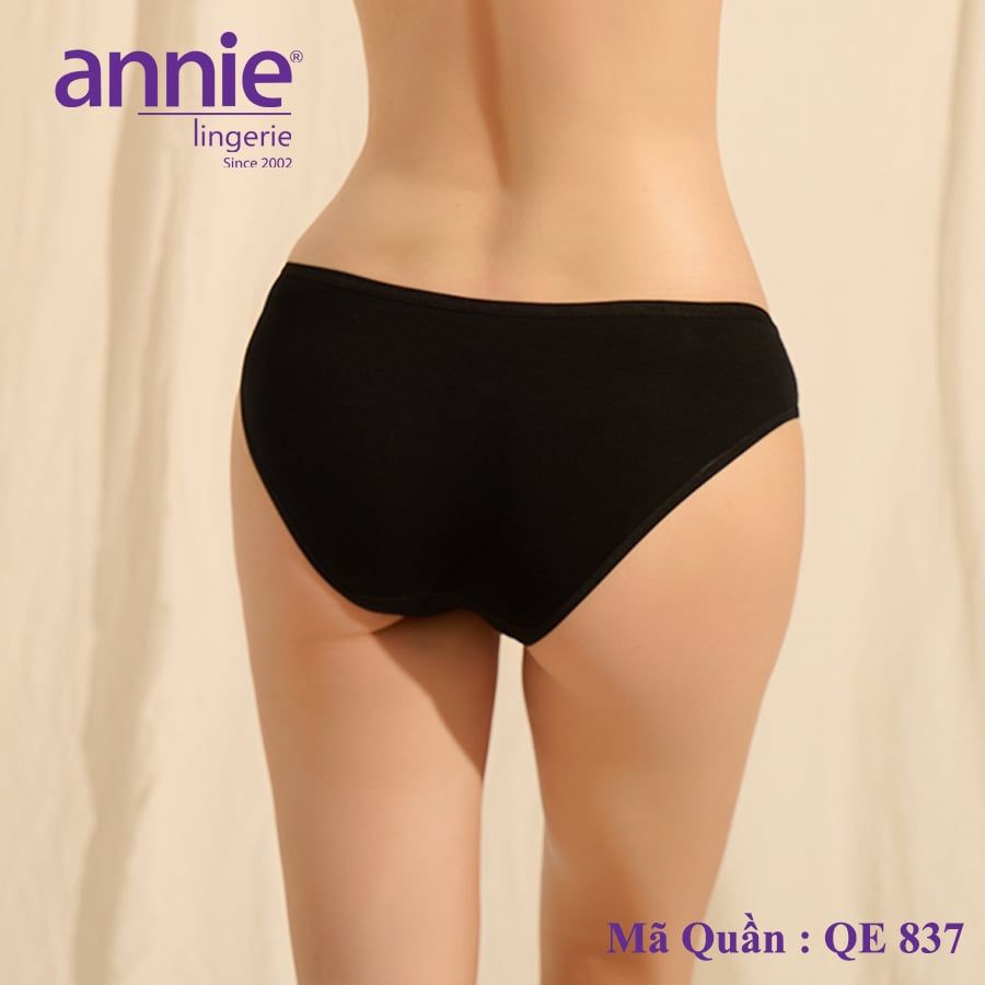 Combo 5 quần lót nữ trơn vải cotton annie QE837 form basic trẻ trung năng động, thoáng mát