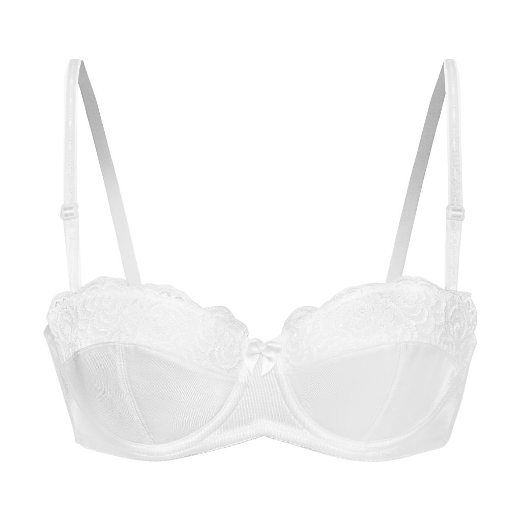 Áo ngực cúp ngang mút mỏng siêu nhẹ annie BRA8150 phối ren, có chỗ lắp thêm mút nâng ngực gợi cảm, ôm ngực không hở ngực