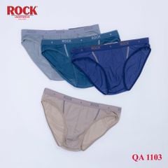 Quần lót nam bigsize cao cấp phối lưới ROCK 1103 cotton 4 chiều thấm hút tốt, thoáng mát, thoải mái, không cấn