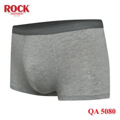 Quần lót nam boxer trơn ROCK QA 5080 vải cotton mềm bảng lưng vừa