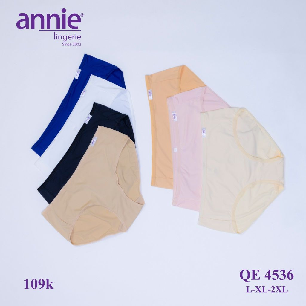 Combo 3 quần thun lạnh lưng cao, form lớn signature annie QE 4536 ôm sát cơ thể, cấn, trẻ trung