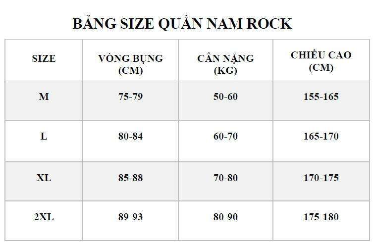 Quần lót nam ROCK thời trang, bản lưng to QA 1100