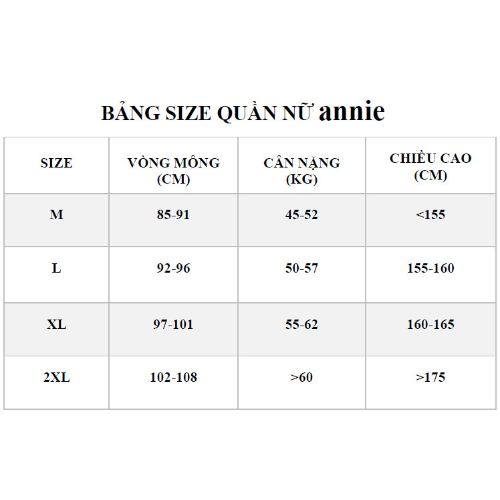 Combo 5 quần lót nữ trơn vải cotton annie QE837 form basic trẻ trung năng động, thoáng mát