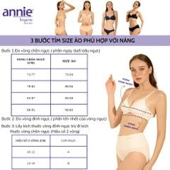 Áo ngực ren định hình cao cấp annie Bra 8155 mút mỏng vừa thoải mái cả ngày