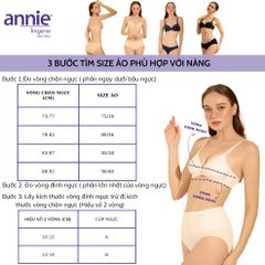 Áo ngực trơn định hình cao cấp annie Bra 8156 mút mỏng vừa thoải mái cả ngày