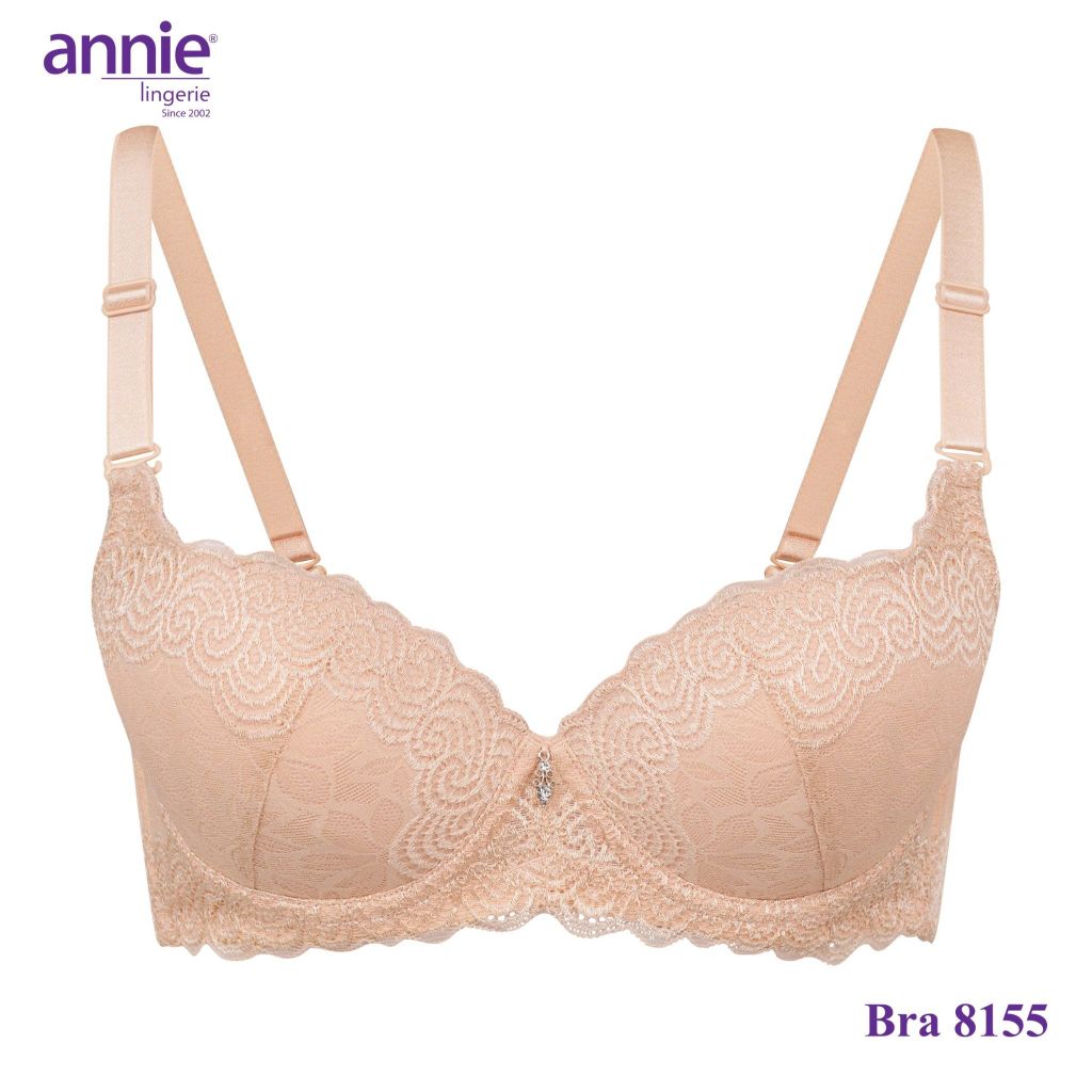 Áo ngực ren định hình cao cấp annie Bra 8155 mút mỏng vừa thoải mái cả ngày