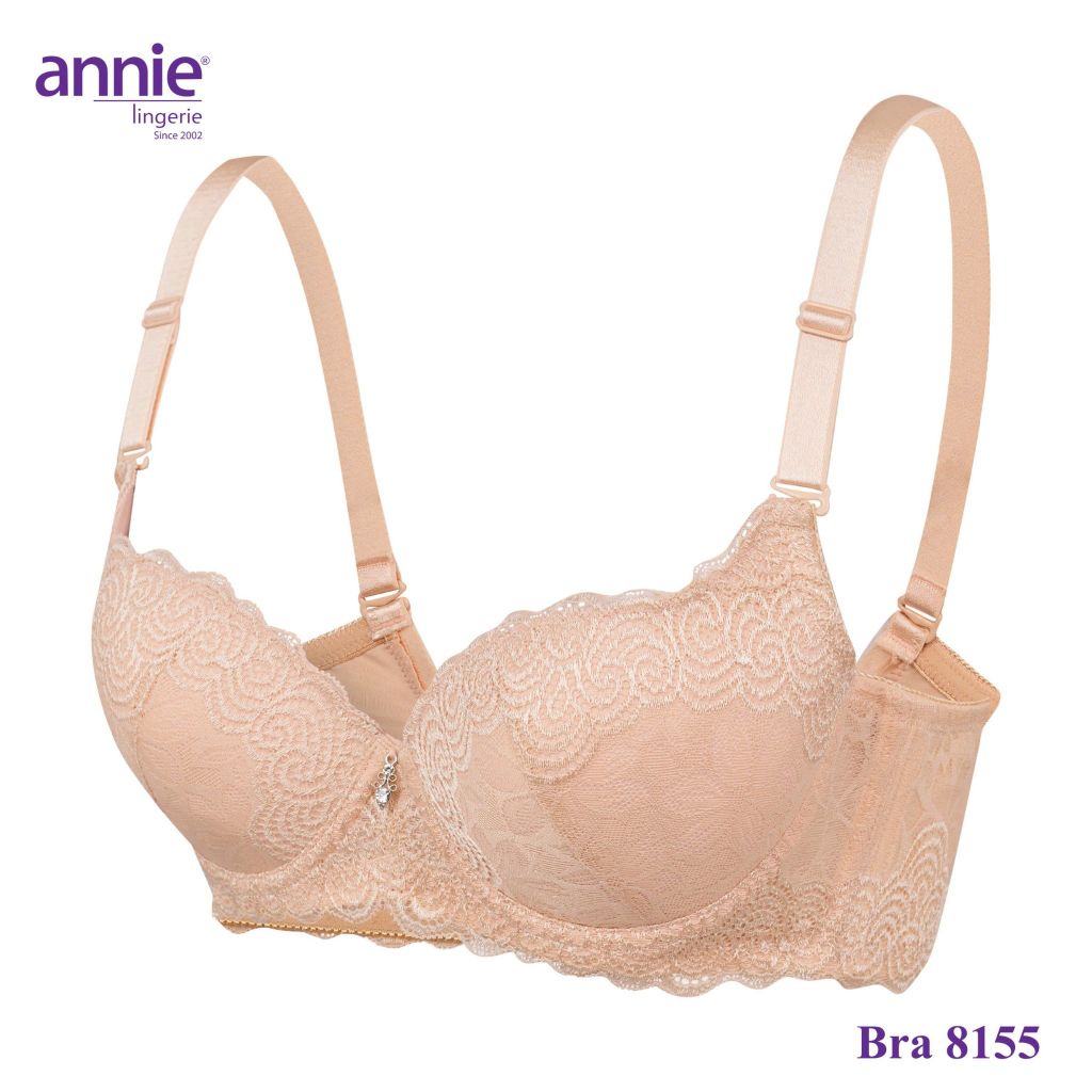 Áo ngực ren định hình cao cấp annie Bra 8155 mút mỏng vừa thoải mái cả ngày