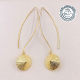  Conical hat earrings Silver Jewelry | Bông tai nón bạc mạ vàng | Design by Jewelry 