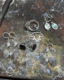  Double hat earrings | Bông tai bạc  nón đôi | Real Silver | Minhtam Jewelry 