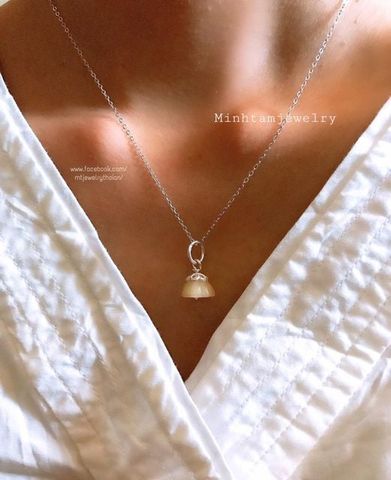  Lotus necklace | Silver Jewelry | dây chuyền sen bạc | MinhtamJewelry 