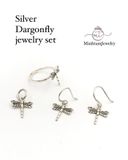  Dragonfly charm set | Silver Jewelry | bộ trang sức bạc chuồn chuồn | MinhtamJewelry 