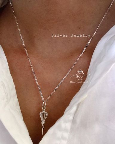  Gralic Lantern necklace | Silver Jewelry | dây lồng đèn | Vietnamese Jewelry _ MinhtamJewelry 