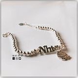  LẮC TAY HÌNH THÚ VÀ HÌNH TRÒN KHÁC TÊN CHO BÉ LĂC TAY BẠC CHO BÉ 