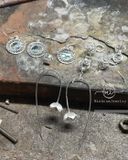  Lotus Silver earrings | bông tai bạc hoa sen | handmade Siver | Vietnamese Jewelry | Minhtamjewelry 