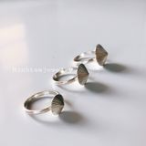  Nhẫn bạc nón lá  | conical hat ring FREESIZE | Real Silver | Design by Minh Tam Jewelry 