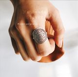  Drum ring freesize | Handmade Silver | nhẫn hoa văn | Design by MinhtamJewelry 