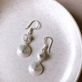  Double hat earrings | Bông tai bạc  nón đôi | Real Silver | Minhtam Jewelry 