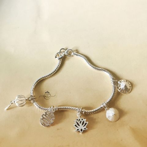  Vietnam charm Silver bracelet / lắc tay bạc mix charm biểu tượng Việt Nam./ design by Minh Tam Jewelry 