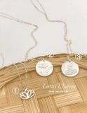  Lotus necklace | Silver Jewelry | dây chuyền bạc hoa sen| MinhtamJewelry 