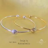  Conical hat bracelet | Silver | vòng tay nón lá | Design by MinhtamJewelry 