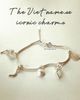  Cutom charm Silver  Viet Nam  bracelet/ lắc tay tay bạc charm biểu tượng Việt Nam. 