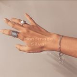  Drum ring freesize | Handmade Silver | nhẫn hoa văn | Design by MinhtamJewelry 