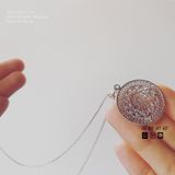  Drum necklace SILVER | Dây chuyền bạc trống đồng | Minhtam Jewelry 