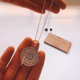  Drum necklace SILVER | Dây chuyền bạc trống đồng | Minhtam Jewelry 