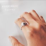  Nhẫn bạc nón lá  | conical hat ring FREESIZE | Real Silver | Design by Minh Tam Jewelry 