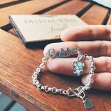  LẮC TAY HÌNH THÚ VÀ HÌNH TRÒN KHÁC TÊN CHO BÉ LĂC TAY BẠC CHO BÉ 