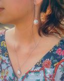 Drop conical hat earring 15mm | Bông tai bạc nón lá dáng dài | Real Silver | Product by Minh tam Jewelry 