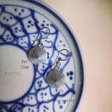  Conical hat earrings 15mm | Bông tai bạc nón lá | Real Silver | MinhtamJewelry 