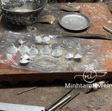  Drop conical hat earring 15mm | Bông tai bạc nón lá dáng dài | Real Silver | Product by Minh tam Jewelry 