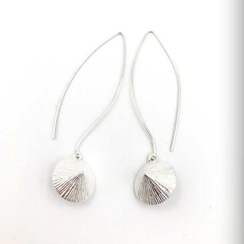  Drop conical hat earring 15mm | Bông tai bạc nón lá dáng dài | Real Silver | Product by Minh tam Jewelry 