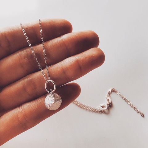  Conical hat necklace | dây chuyền bạc hình nón 9 mm| cable chain | Handmade Silver Charm | MinhtamJewelry 