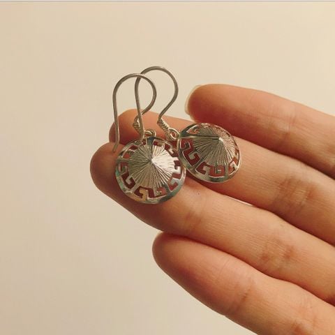  Conical hat earrings | bông tai bạc hình nón 15mm | Silver Jewelry | MinhtamJewelry 