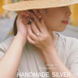  Conical hat stub earrings | Handmade Silver | bông nón cuộn vặn | Design by MinhtamJewelry 