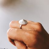  Conical hat set 15mm | cable chain| dây chuyền bạc hình nón lá | Silver Jewelry | Minh Tam Jewelry 