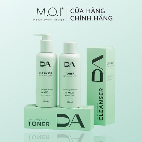 Bộ đôi chăm sóc da DA BY M.O.I làm sáng, cấp ẩm sâu phù hợp mọi loại da