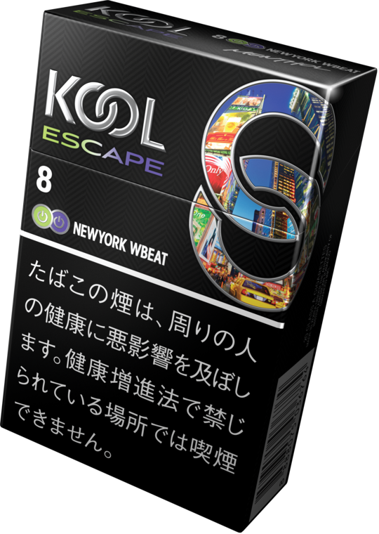 KOOL ESCAPE NEWYORK W BEAT 8 BOX IQOSsmoke