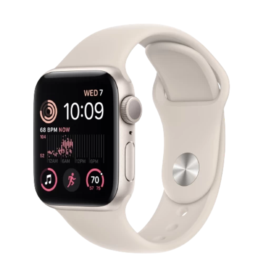 Đồng hồ thông minh Apple Watch SE 2022 - GPS, 40mm - Vỏ Nhôm Dây Cao Su
