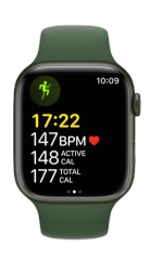 Đồng hồ thông minh Apple Watch Series 7 4G, 41mm - Viền nhôm dây cao su - Chính hãng