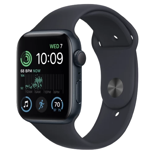Đồng hồ thông minh Apple Watch SE 2022 - GPS + LTE, 44mm - Vỏ Nhôm Dây Cao Su