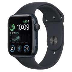 Đồng hồ thông minh Apple Watch SE 2022 - GPS + LTE, 44mm - Vỏ Nhôm Dây Cao Su