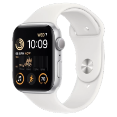 Đồng hồ thông minh Apple Watch SE 2022 - GPS + LTE, 44mm - Vỏ Nhôm Dây Cao Su