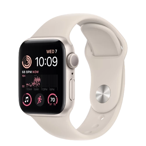 Đồng hồ thông minh Apple Watch SE 2022 - GPS + LTE, 40mm - Vỏ Nhôm Dây Cao Su